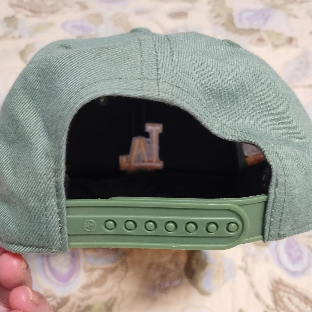 LA Dodgers '47 MVP Adjustable Sure Shot Snapback Hat Green 2020 World Series